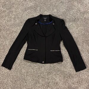 White House Black Market and Black Women's Jacket - Size 6